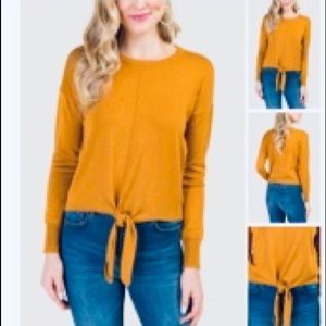 NWT Button and Knot Tie Cardigan